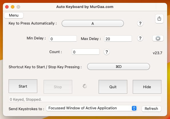 Mac Auto Keyboard to Simulate Keystrokes on Mac